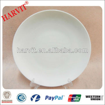 2014 Proveedor de China 8 Plato de cerámica decorativa / cena de restaurante / Plato de cena blanco de cerámica al por mayor